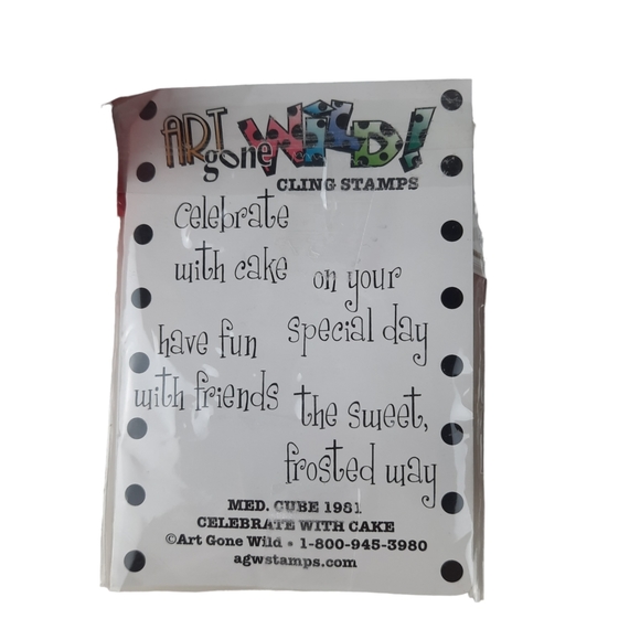 ART Gone Wild Cling Stamps Scrapbook - Picture 2 of 6